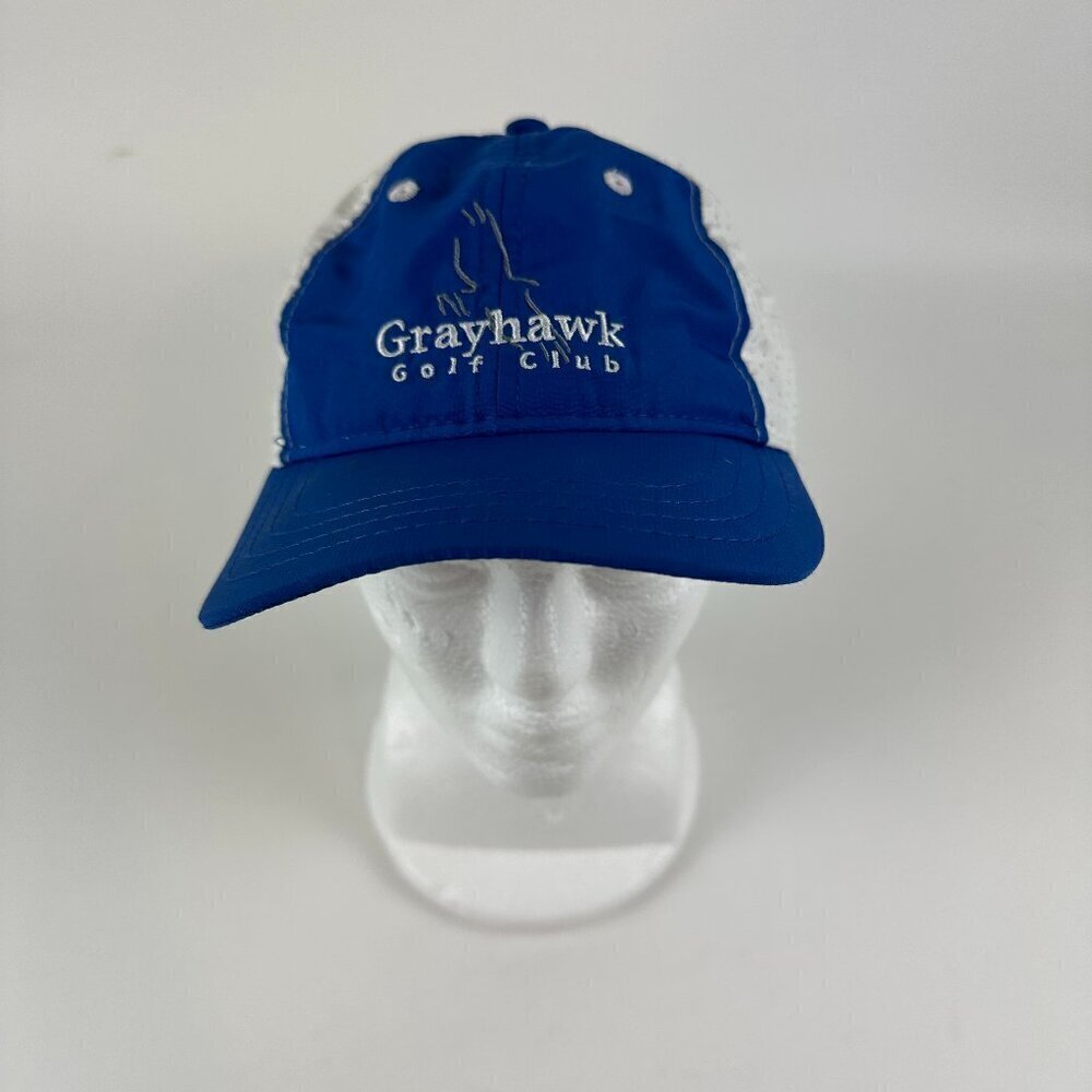 Pukka GrayHawk Golf Course Hat Youth Boys Small Blue White